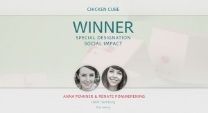 ADAA Award Social Impact Chicken Cube