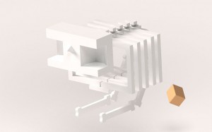 Chicken Cube Skelett