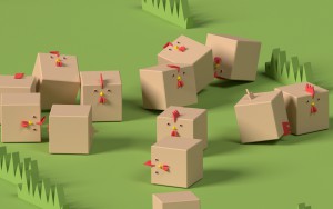 Chicken Cube Freilandhaltung