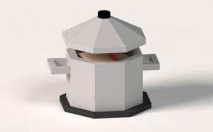 Chicken Cube Kochtopf