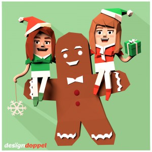 Weihnachtsavatar Designdoppel