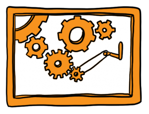 Graphic Recording Technischer Rahmen