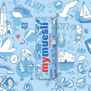 Mymuesli Packaging Design Hamburg Illustration