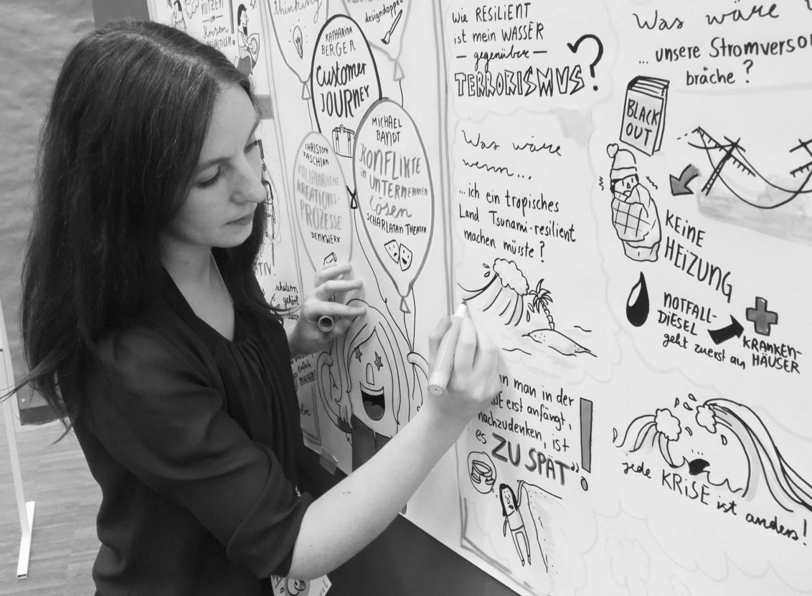 Anna Penkner Designdoppel Graphic Recording Foto