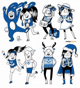 Möglichmacher Sympathiefiguren Max und Julia Aktion und Saison