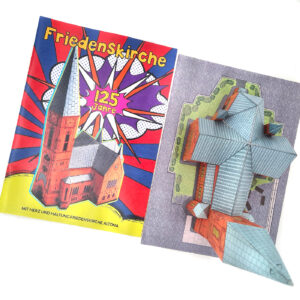 Bastelbogen Friedenskirche Hamburg Altona und Heft