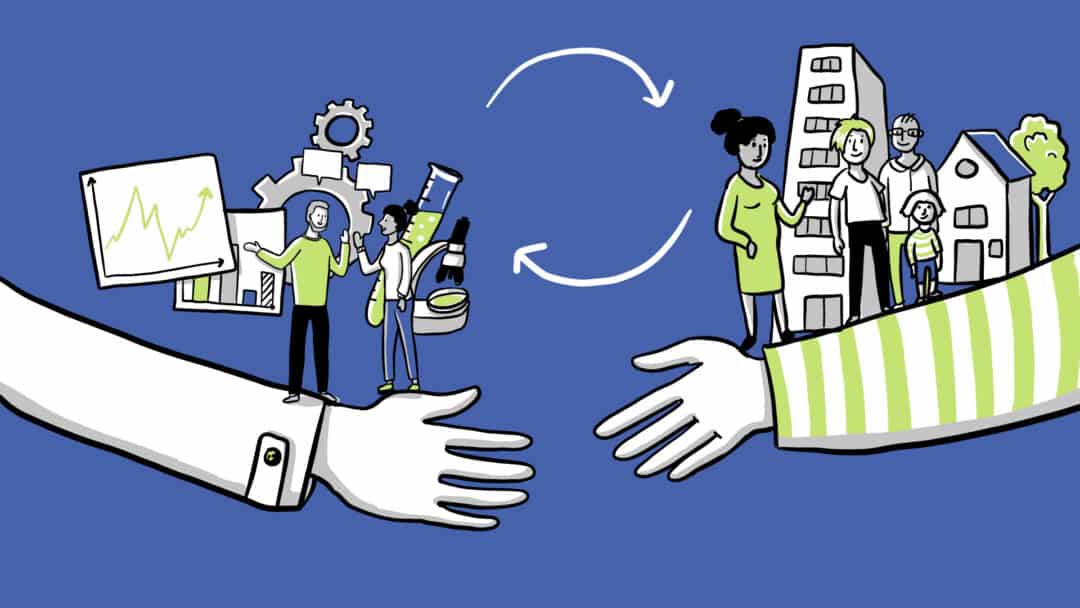 Illustrationen zum Thema Wissenschaftsreflexion